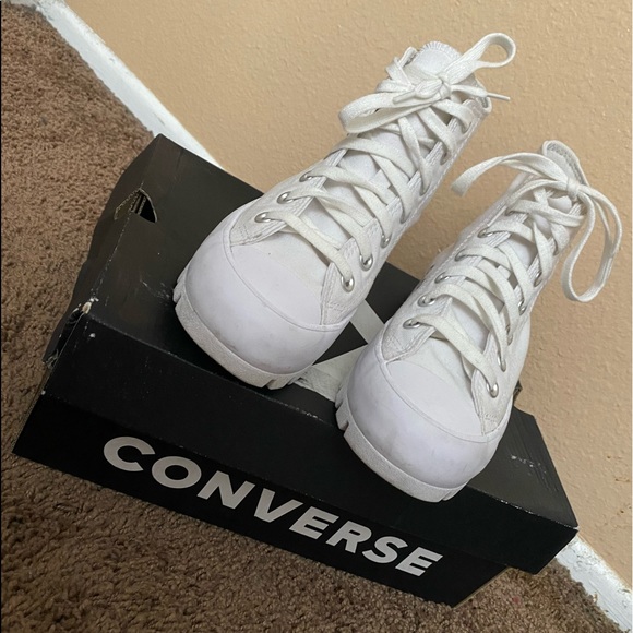 Converse High Top Platform (White) - Picture 2 of 5